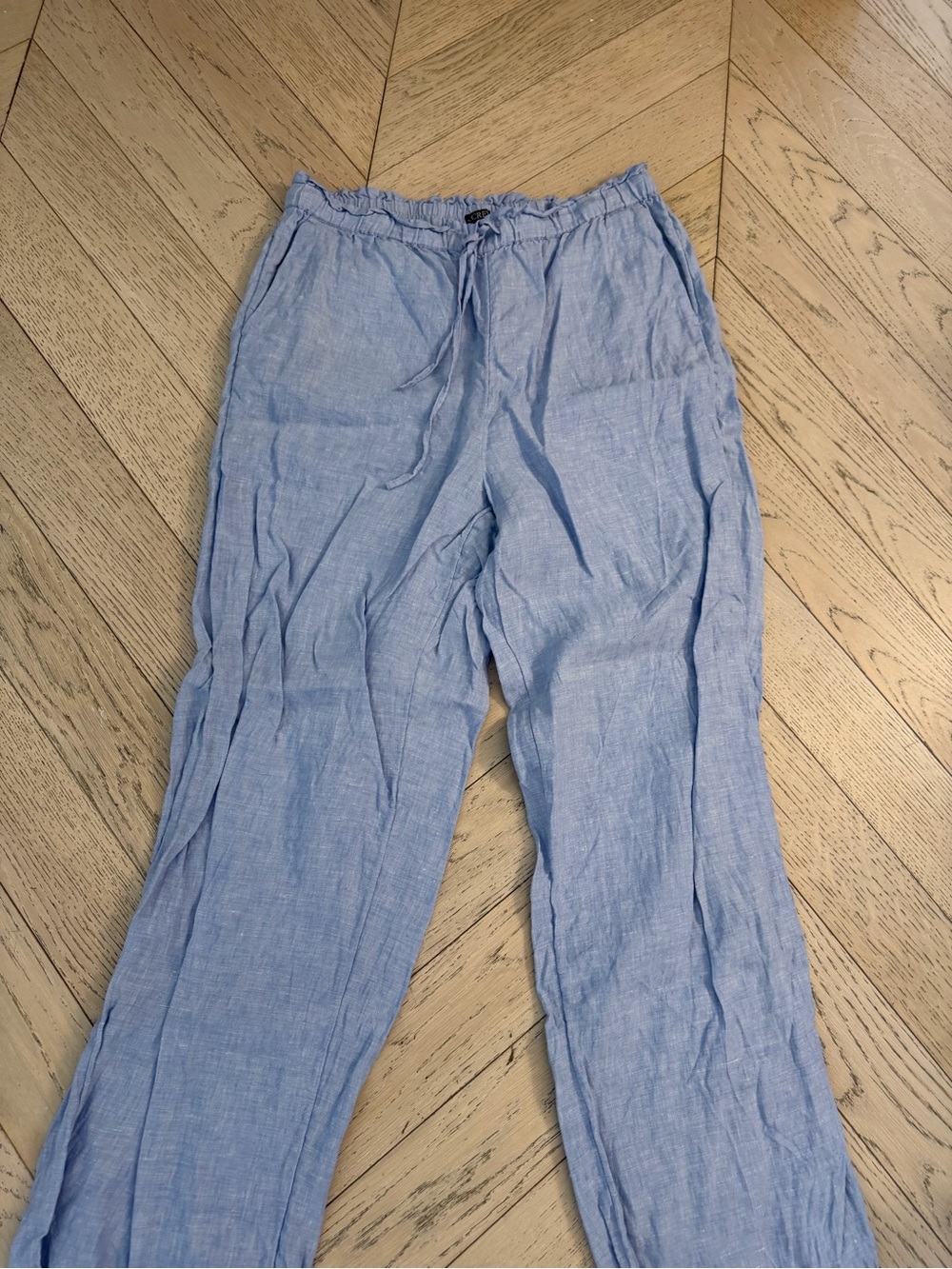 Like new J. crew linen pants, size Medium - Picture 3 of 4